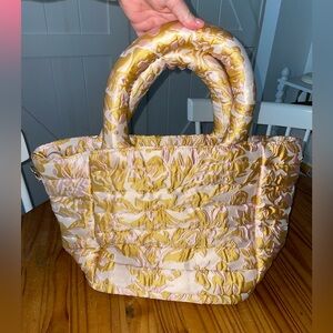 Hvisk Valley medium Saville puffer tote bag In Sunkissed Yellow NWOT